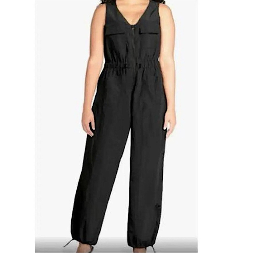 Madden NYC * Nylon Parachute Jumpsuit M